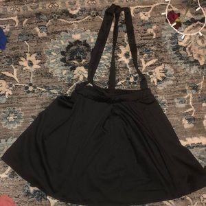 Wet Seal skirt with suspenders